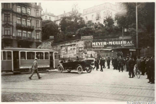 Autounfall, Leonhardsplatz (1920)